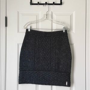Woolrich Gray Sweater Skirt